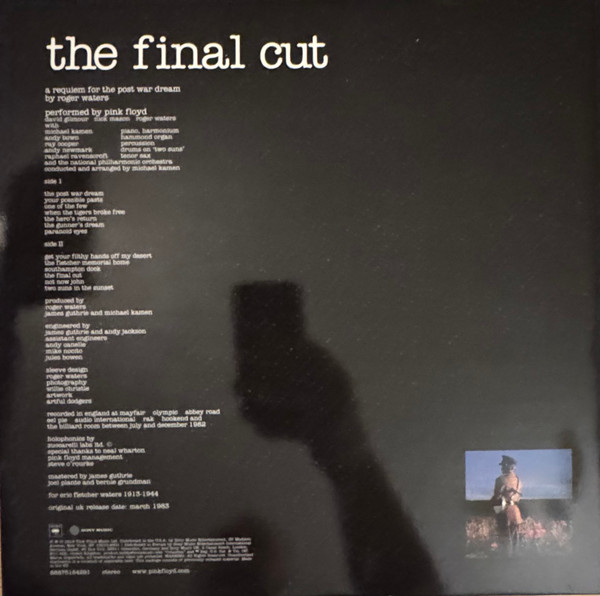 Pink Floyd The Final Cut (1LP) — изображение 2