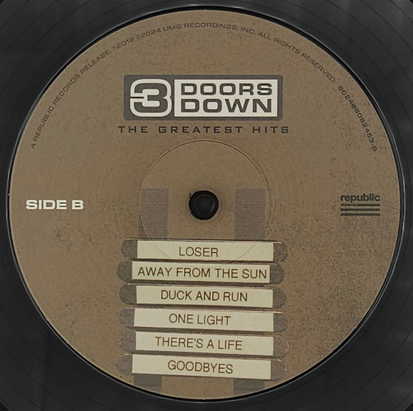 3 Doors Down The Greatest Hits (1LP) — изображение 4