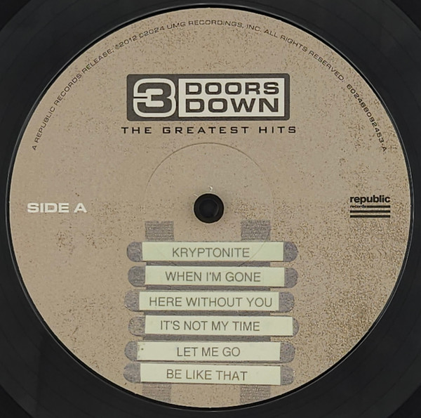 3 Doors Down The Greatest Hits (1LP) — изображение 5