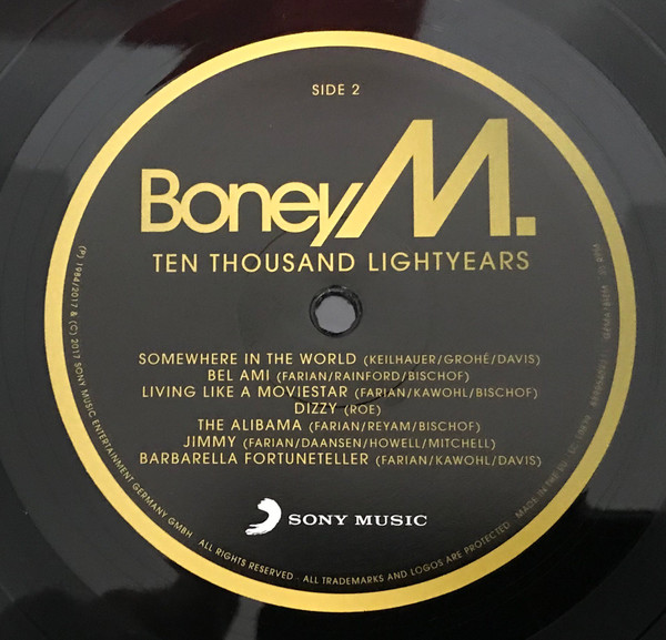 Boney M 10,000 Lightyears (1LP) — изображение 5