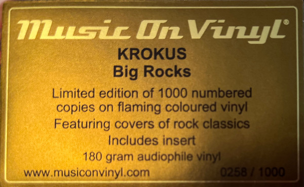 Krokus Big Rocks (Coloured) (1LP) — изображение 4