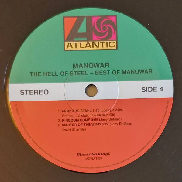Manowar Hell Of Steel (Best Of) (2LP) — изображение 5