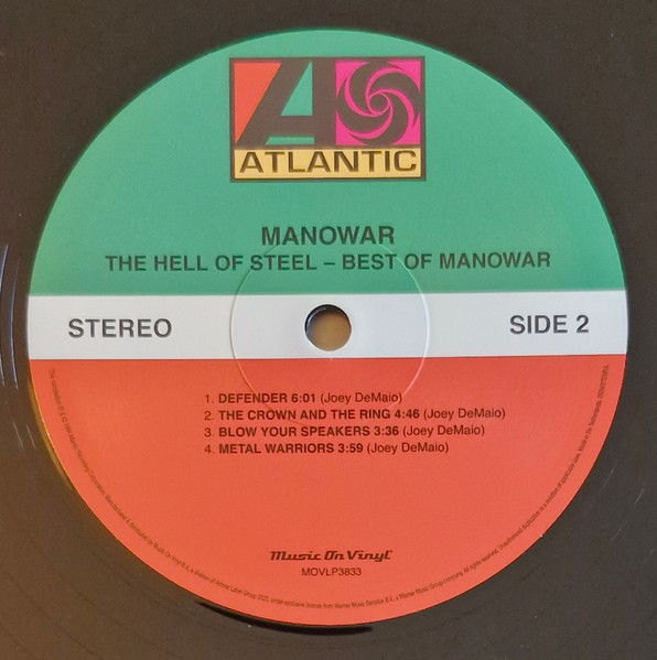 Manowar Hell Of Steel (Best Of) (2LP) — изображение 7