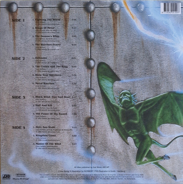 Manowar Hell Of Steel (Best Of) (2LP) — изображение 2