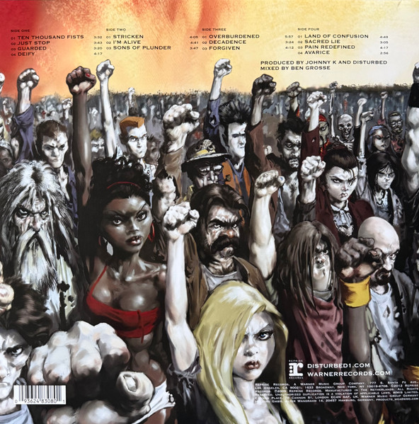 Disturbed Ten Thousand Fists (Yellow Flame) (2LP) — изображение 2