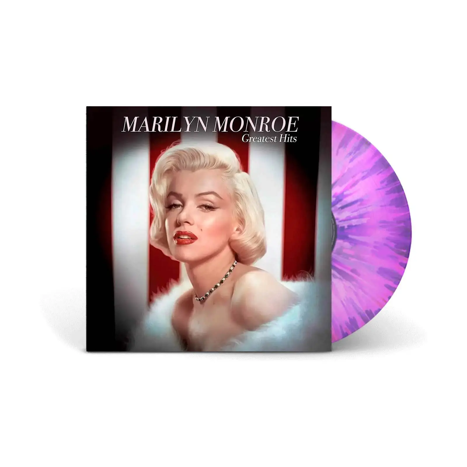 Marilyn Monroe Greatest Hits (White w/ Pink Splatter) (1LP) — изображение 2