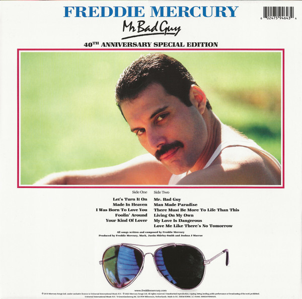 Freddie Mercury Mr. Bad Guy (Green Transparent) (1LP) — изображение 8