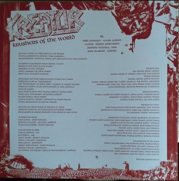Kreator Krushers Of The World (1LP) — изображение 3