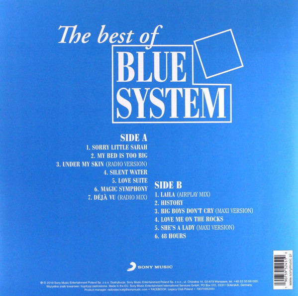 Blue System The Best Of (1LP) — изображение 2