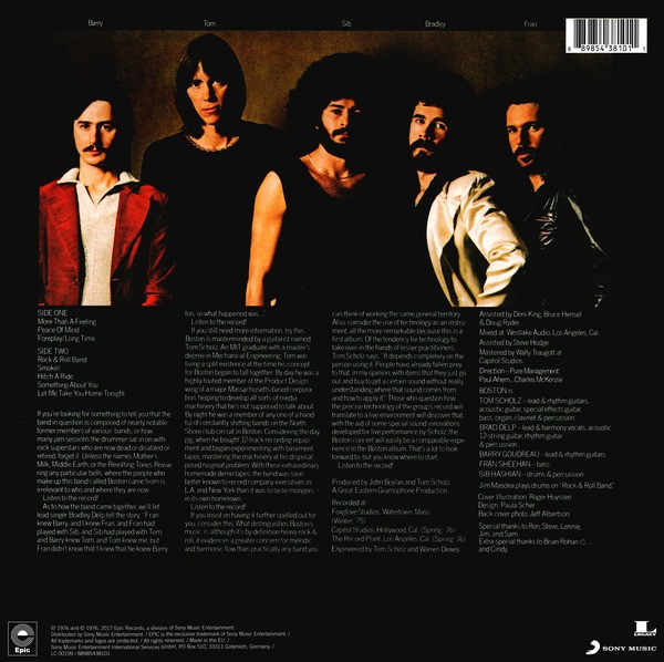 Boston Boston (1LP) — изображение 2