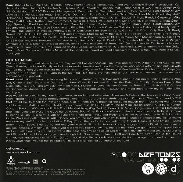 Deftones White Pony (CD) — изображение 4