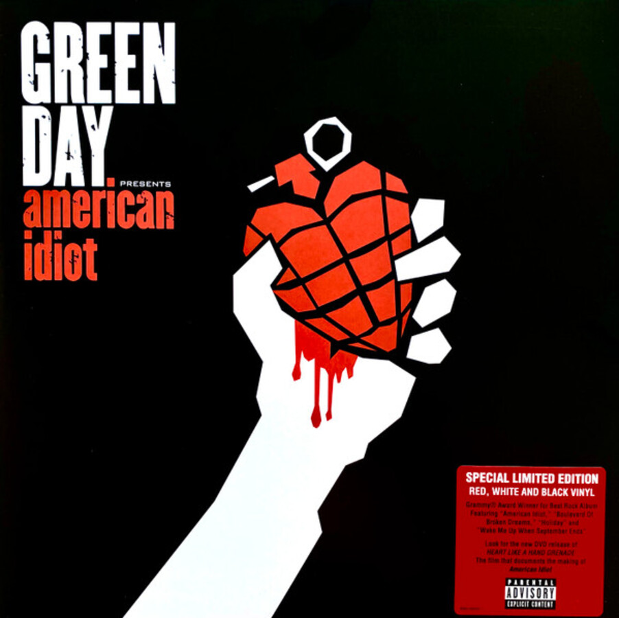 Green Day American Idiot (Red, White & Black) (2LP)