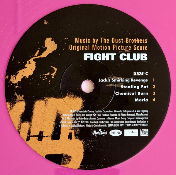 OST (The Dust Brothers) Fight Club (Pink) (2LP) — изображение 6