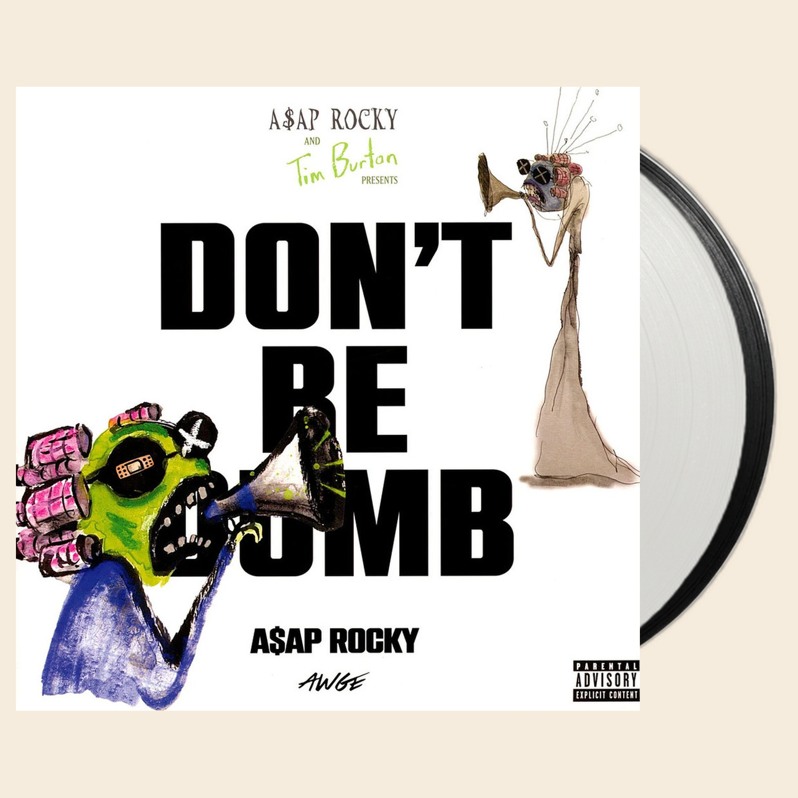ASAP Rocky Don't Be Dumb (Black & White) (2LP)