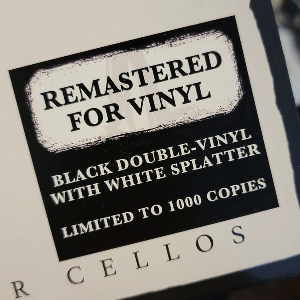 Apocalyptica Plays Metallica By Four Cellos (Black With White Splatter) (2LP) — изображение 4