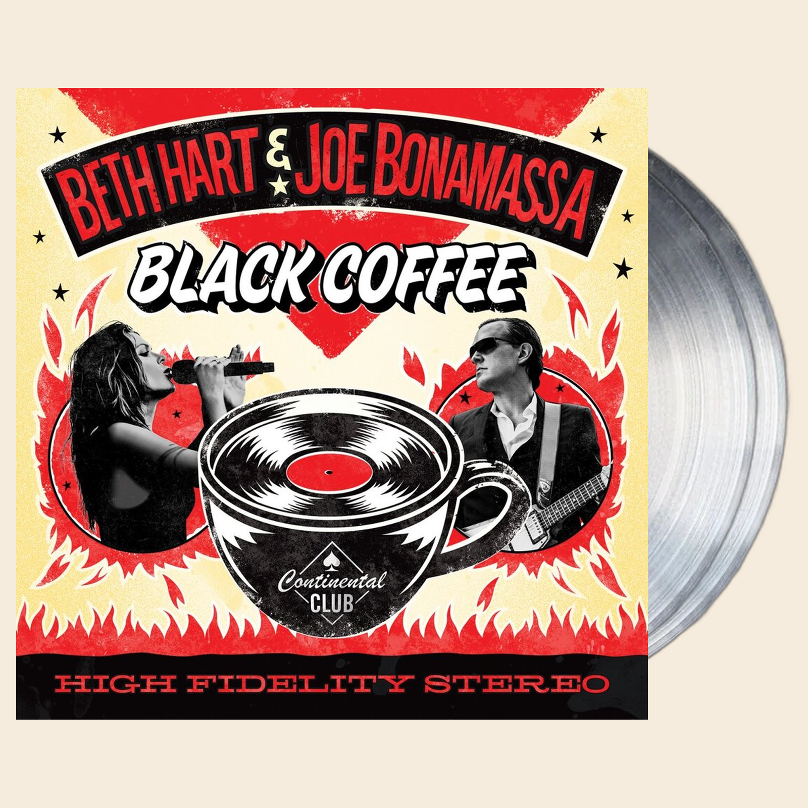 Beth Hart & Joe Bonamassa Black Coffee (Transparent) (2LP)