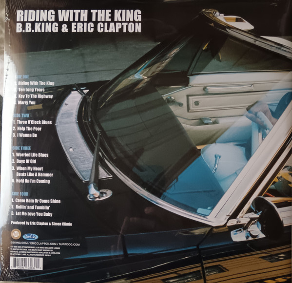 B.B. King & Eric Clapton Riding With The King (Gold) (2LP) — изображение 2