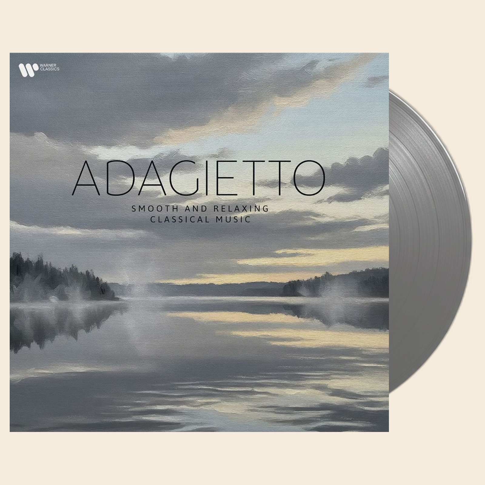 Adagietto Smooth And Relaxing Classical Music (Silver) (1LP)