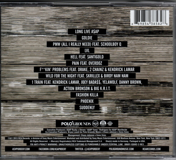 ASAP Rocky Long.Live.ASAP (CD) — изображение 3
