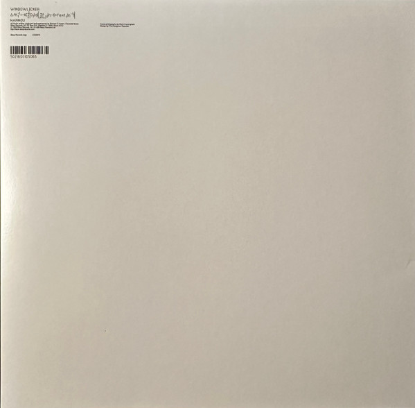Aphex Twin Windowlicker (45 RPM) (Single) — изображение 3