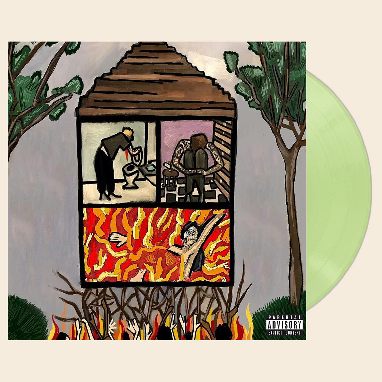 $uicideboy$ Long Term Effects Of Suffering (Green Glow) (2LP)