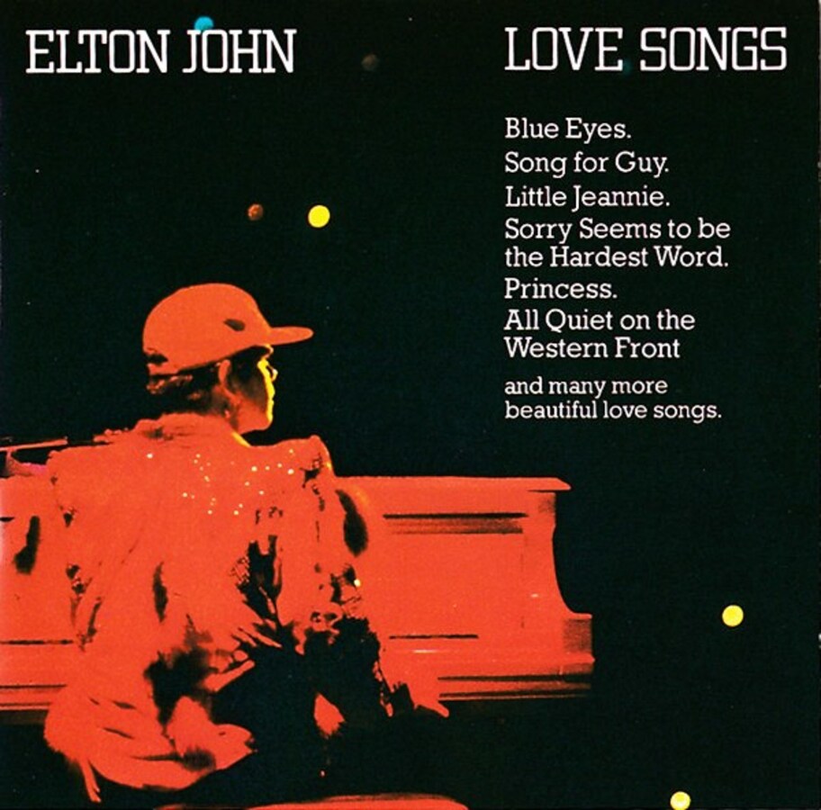 Elton John Love Songs (1986) (CD)